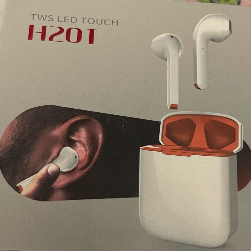 True Wireless TWS LED Touch Earbud Headphones. Bluetooth